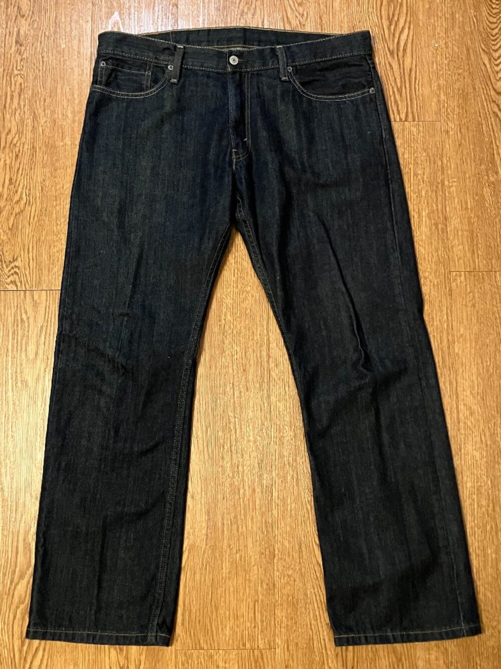 Levi's 514 Jeans 36x30 100% Cotton Slim Straight Dark Indigo